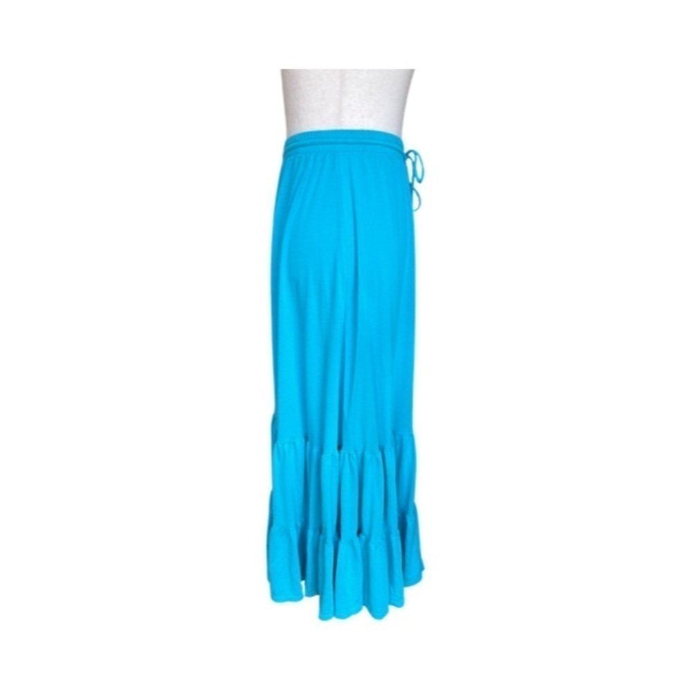 Garnet Hill Turquoise Maxi Skirt Size XS - Picture 4 of 7